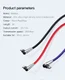 Baseus Micro-USB Gevlochten Nylon Haakse Kabel 2 Meter Zwart afbeelding 6