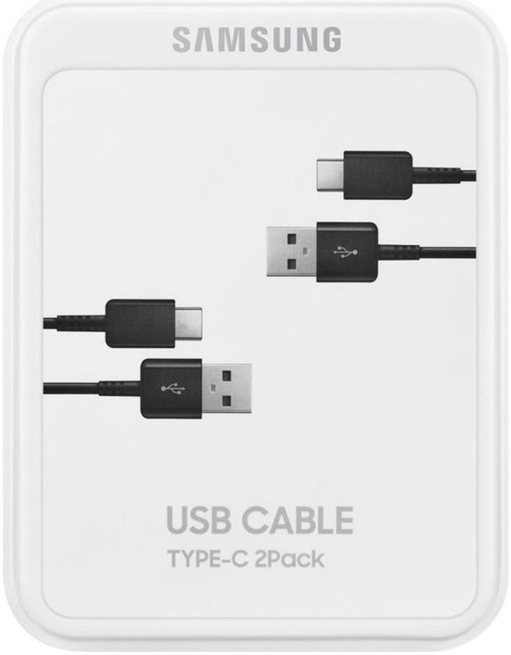 Originele Samsung USB-A naar USB-C Kabel 1.5 Meter Zwart (2-Pack) afbeelding 7