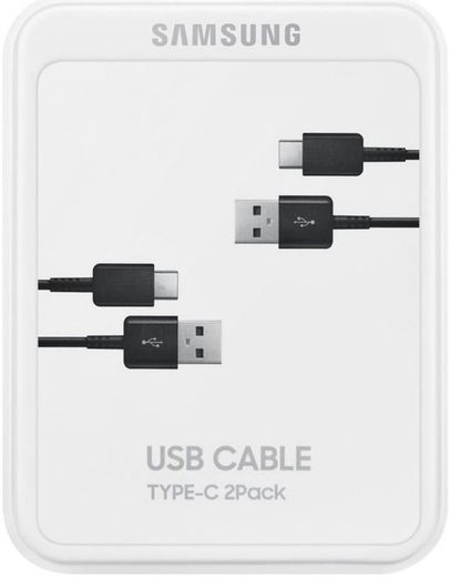 Originele Samsung USB-A naar USB-C Kabel 1.5 Meter Zwart (2-Pack) afbeelding 7