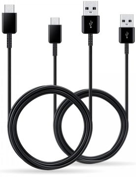 Originele Samsung USB-A naar USB-C Kabel 1.5 Meter Zwart (2-Pack)