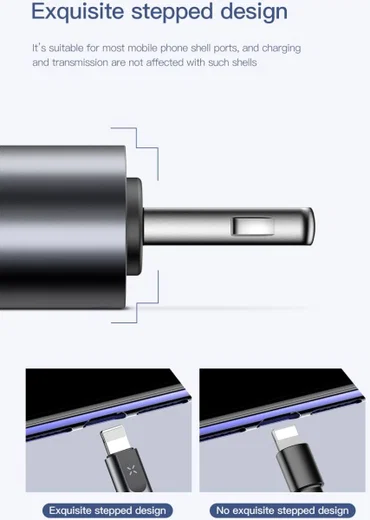 Baseus Double Spring 1.2 Meter USB Datakabel Grijs afbeelding 10
