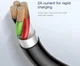 Baseus Double Spring 1.2 Meter USB Datakabel Grijs afbeelding 8