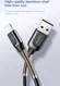 Baseus Double Spring 1.2 Meter USB Datakabel Grijs afbeelding 3