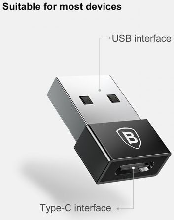 Baseus USB-C Naar USB Adapter afbeelding 2