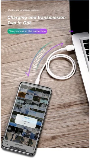 Baseus USB-C SuperCharge Kabel 1 Meter Wit afbeelding 18