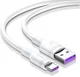 Baseus USB-C SuperCharge Kabel 1 Meter Wit afbeelding 2