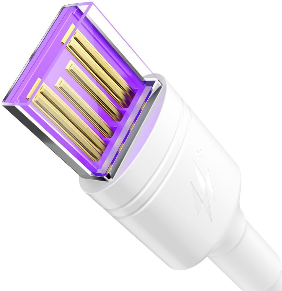 Baseus USB-C SuperCharge Kabel 1 Meter Wit afbeelding 4