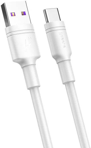 Baseus USB-C SuperCharge Kabel 1 Meter Wit afbeelding 8