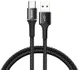 Baseus Gevlochten USB-C Kabel 2 meter LED Indicator Lampje 2A Zwart afbeelding 1