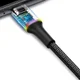 Baseus Gevlochten USB-C Kabel 1 Meter met LED Indicator Lampje Zwart afbeelding 3