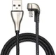 4Smarts Gamecord Apple Gevlochten Lightning Kabel 1 Meter Zwart afbeelding 1