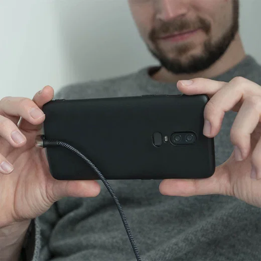 4Smarts Gamecord Apple Gevlochten Lightning Kabel 1 Meter Zwart afbeelding 4