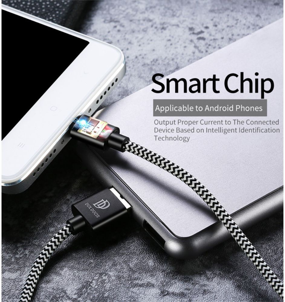 Dux Ducis Fast Charging 2.1A Micro USB Oplaad Kabel 3 Meter afbeelding 12