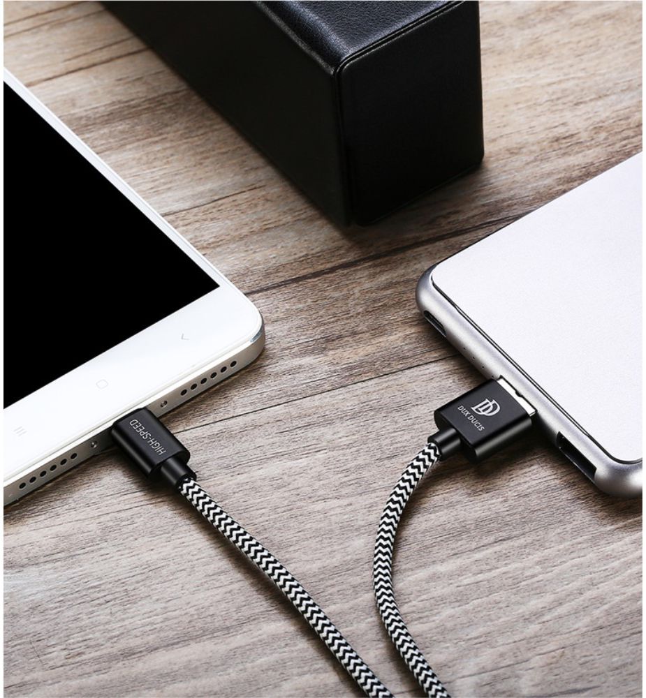 Dux Ducis Fast Charging 2.1A Micro USB Oplaad Kabel 3 Meter afbeelding 14