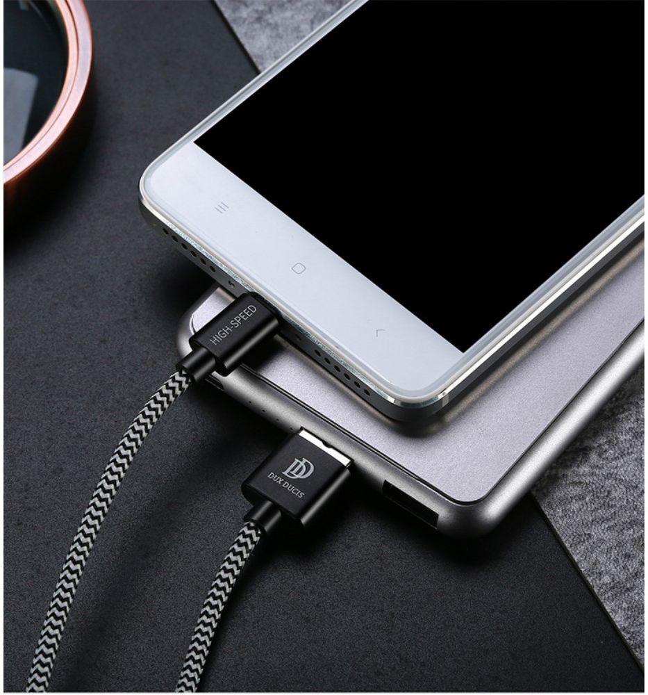 Dux Ducis Fast Charging 2.1A Micro USB Oplaad Kabel 3 Meter afbeelding 15