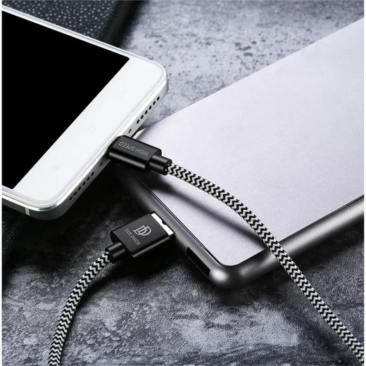Dux Ducis Fast Charging 2.1A Micro USB Oplaad Kabel 3 Meter afbeelding 2