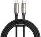Baseus Gevlochten USB-C Fast Charge Kabel met LED 2 Meter Zwart afbeelding 1