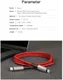 Baseus Gevlochten USB-C Fast Charge Kabel met LED 2 Meter Zwart afbeelding 21