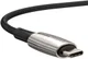 Baseus Gevlochten USB-C Fast Charge Kabel met LED 2 Meter Zwart afbeelding 4
