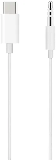 USB-C naar Jack 3.5mm Audio Adapter Wit afbeelding 2