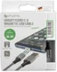 4smarts 2x Lightning Connectors met USB Kabel GRAVITYCord 2.0 1M Grijs afbeelding 6