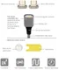 4smarts 2x Micro-USB Connectors met USB Kabel GRAVITYCord 2.0 1M Grijs afbeelding 4