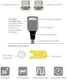 4smarts 2x USB Type- C Connectors USB Kabel GRAVITYCord 2.0 1M Grijs afbeelding 4