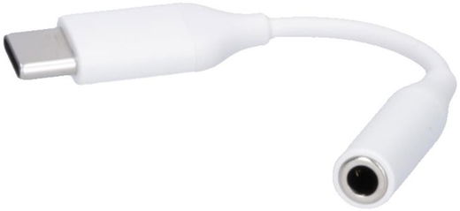 Originele Samsung USB-C naar 3.5mm Headset Jack Adapter Wit afbeelding 5