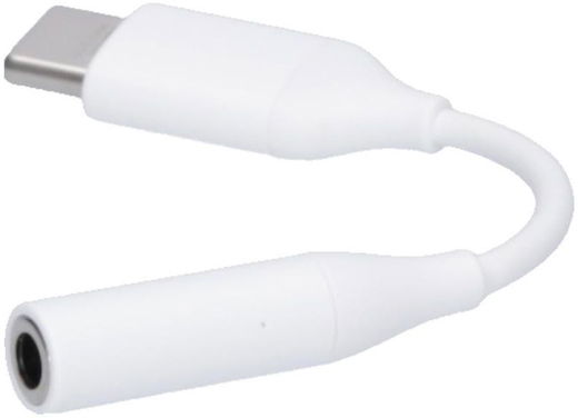 Originele Samsung USB-C naar 3.5mm Headset Jack Adapter Wit afbeelding 3