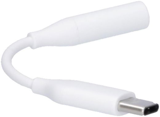 Originele Samsung USB-C naar 3.5mm Headset Jack Adapter Wit afbeelding 4