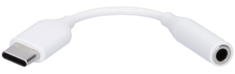 Originele Samsung USB-C naar 3.5mm Headset Jack Adapter Wit afbeelding 8