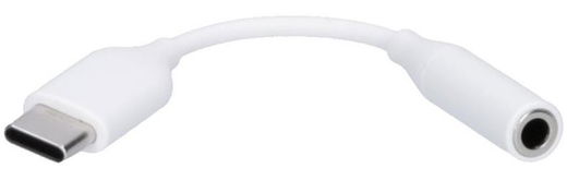 Originele Samsung USB-C naar 3.5mm Headset Jack Adapter Wit afbeelding 8