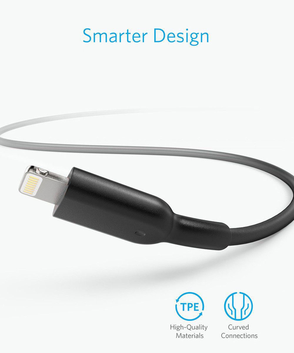 Anker PowerLine II Apple Lightning Kabel 1.8m Zwart afbeelding 5