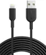Anker PowerLine II Apple Lightning Kabel 3m Zwart afbeelding 1