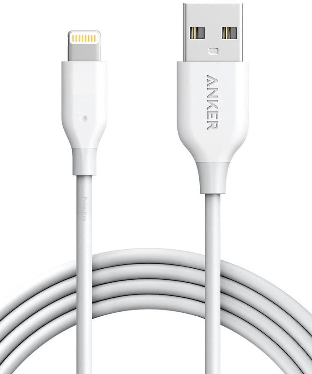 Anker PowerLine Apple Lightning Kabel 1.8m Wit afbeelding 1