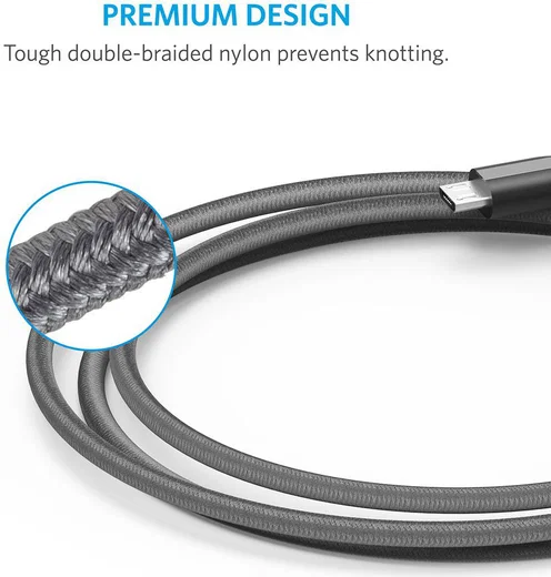 Anker PowerLine+ Micro-USB Kabel 0.9m Grijs afbeelding 5