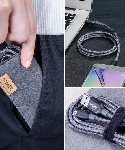 Anker PowerLine+ Micro-USB Kabel 0.9m Grijs afbeelding 7
