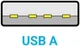 Originele Samsung USB-A naar USB-C kabel 1 Meter Zwart afbeelding 5