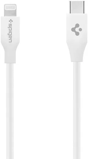 Spigen Essential USB-C Lightning Kabel 1 Meter Wit afbeelding 2