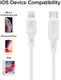 Spigen Essential USB-C Lightning Kabel 1 Meter Wit afbeelding 8