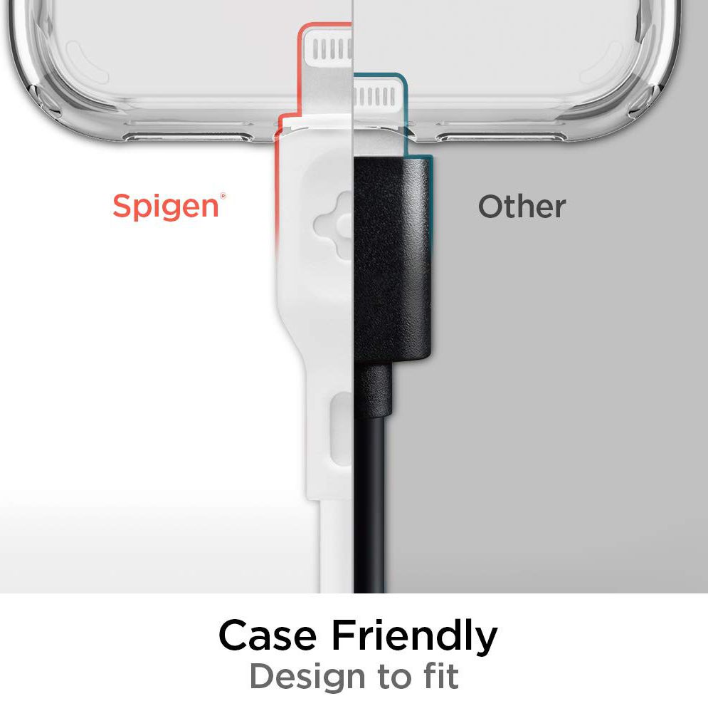 Spigen Essential USB-C Lightning Kabel 1 Meter Wit afbeelding 9