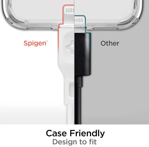 Spigen Essential USB-C Lightning Kabel 1 Meter Wit afbeelding 9