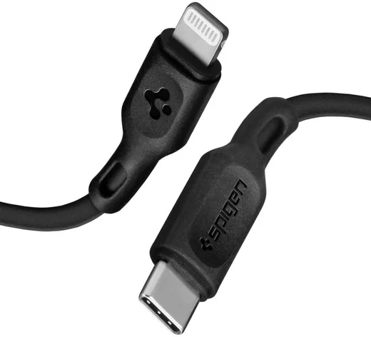 Spigen Essential USB-C Lightning Kabel 1 Meter 2-Pack Zwart afbeelding 5