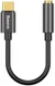 Baseus USB-C to 3.5mm headphone Jack Zwart afbeelding 1