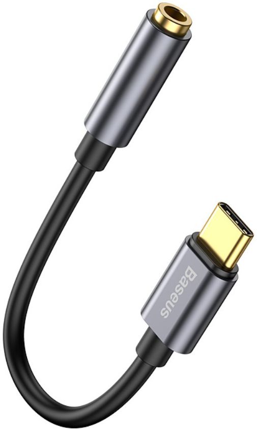 Baseus USB-C to 3.5mm headphone Jack Donker Grijs afbeelding 14