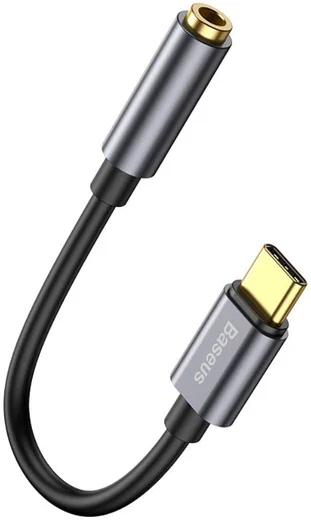 Baseus USB-C to 3.5mm headphone Jack Donker Grijs afbeelding 14