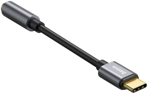 Baseus USB-C to 3.5mm headphone Jack Donker Grijs afbeelding 7