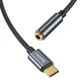 Baseus USB-C to 3.5mm headphone Jack Donker Grijs afbeelding 8