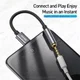 Baseus USB-C to 3.5mm headphone Jack Donker Grijs afbeelding 2