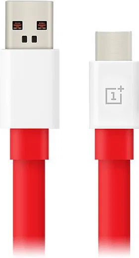 Orginele OnePlus Warp USB-C kabel 1m Rood/Wit afbeelding 1